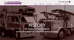 Desktop Screenshot of centurionautologistics.com
